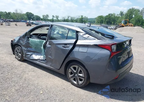2020 Toyota Prius Xle z USA, uszkodzony, nr VIN JTDKARFU7L3121485